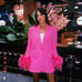 Bloggers Fav!!! NWT ZARA Straight Cut Feather Blazer
