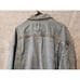 ACID WASHED Y2K Denim Jacket Eddie Bauer Men XXL Cotton Dungaree 4 Pocket HEAVY