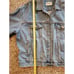 ACID WASHED Y2K Denim Jacket Eddie Bauer Men XXL Cotton Dungaree 4 Pocket HEAVY