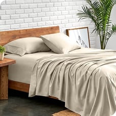 Sandy Cream Twin XL Sheet Set 1800 Thread Count Cool and Breathable