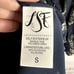 Love Shack Fancy Scarlett Silk Blend Smocked Bodice Navy Mini Dress Size Small
