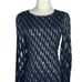 Love Shack Fancy Scarlett Silk Blend Smocked Bodice Navy Mini Dress Size Small