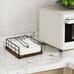 YINMIT Napkin Holder for Table, Farmhouse Napkin Holders with Weighted Arm, Wood