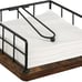 YINMIT Napkin Holder for Table, Farmhouse Napkin Holders with Weighted Arm, Wood