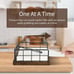 YINMIT Napkin Holder for Table, Farmhouse Napkin Holders with Weighted Arm, Wood