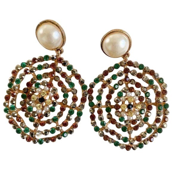 Zara Multi Jewel Toned Earrings