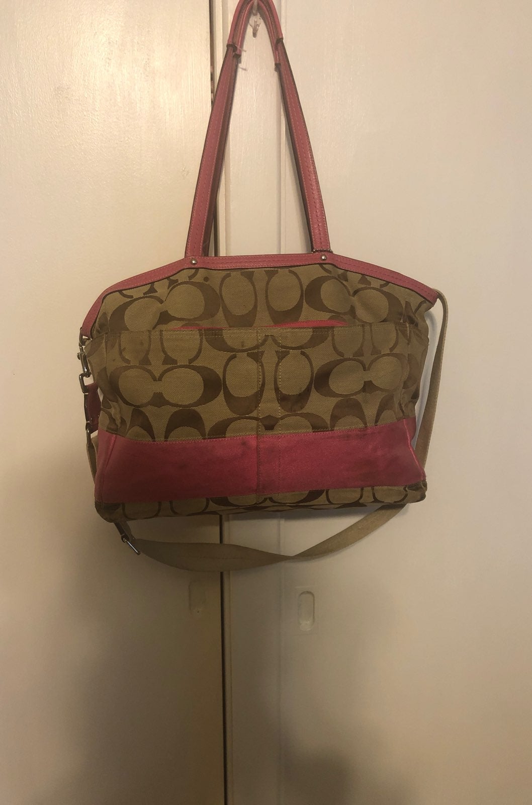 Large coach diaper bag