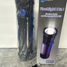 Azpen 8-in-1 Solar &hand Crank Flashlight, Weather Radio &2600mah Power Bank New