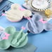 3 Minnie Wheat Straw Plate Sets | 3 Plates, 3 Forks, 3 Spoons | NEW