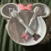 3 Minnie Wheat Straw Plate Sets | 3 Plates, 3 Forks, 3 Spoons | NEW