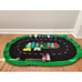 Racetrack Rug for Matchbox Cars Hand Crocheted + Tons of Cars! Batman, Penguin +
