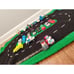 Racetrack Rug for Matchbox Cars Hand Crocheted + Tons of Cars! Batman, Penguin +