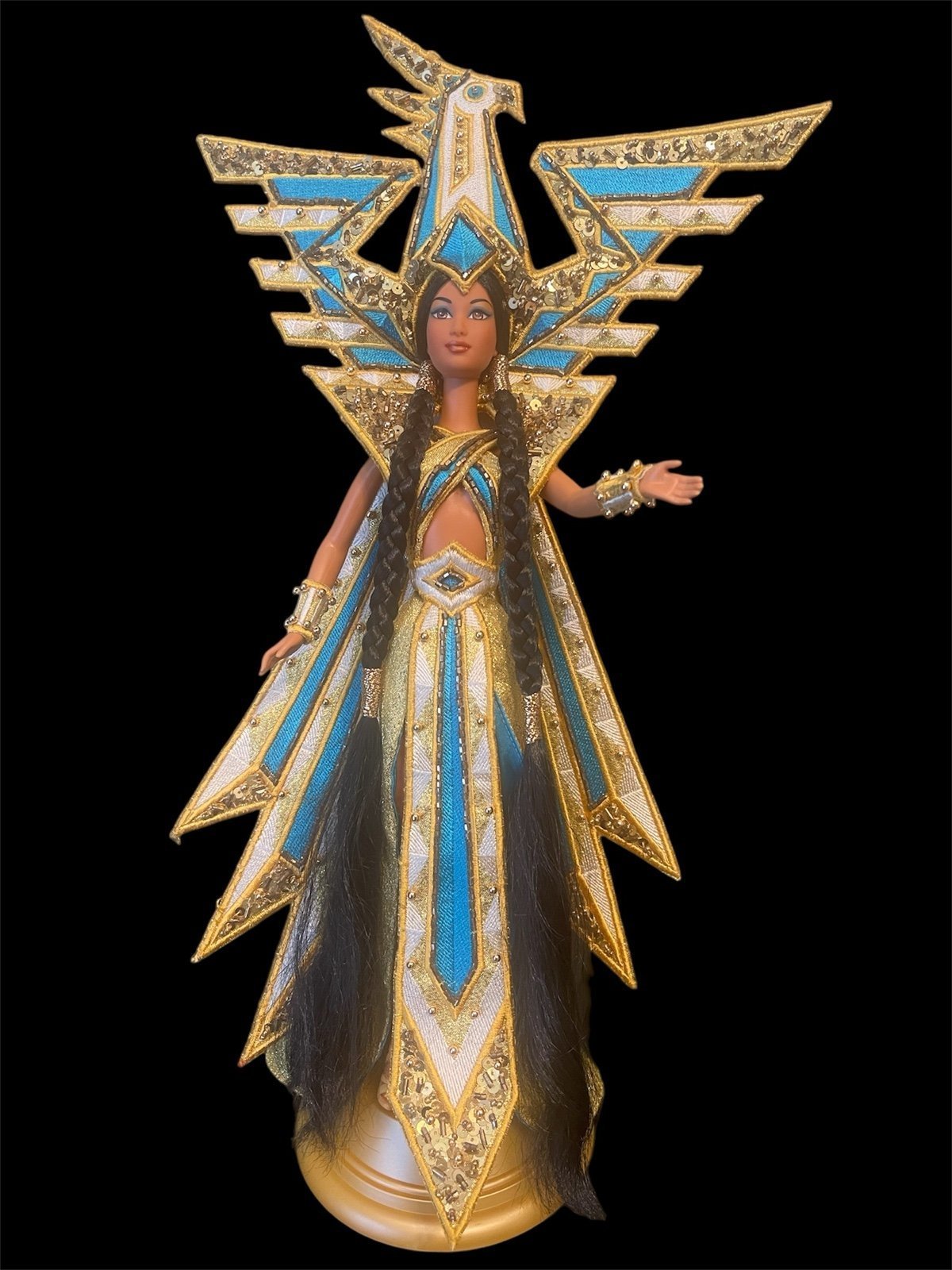 25859 Fantasy Goddess of the Americas Barbie by Bob Mackie Shipper Included