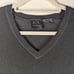 Armani Exchange Men’s Wool Black V-Neck Oversized Long Sleeve Sweater Size M