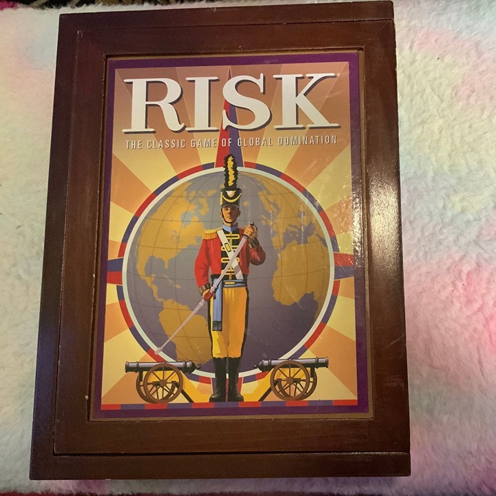 Hasbro Wood Book Edition, Vintage, Risk, Games, Strategy, boardgames, old games,