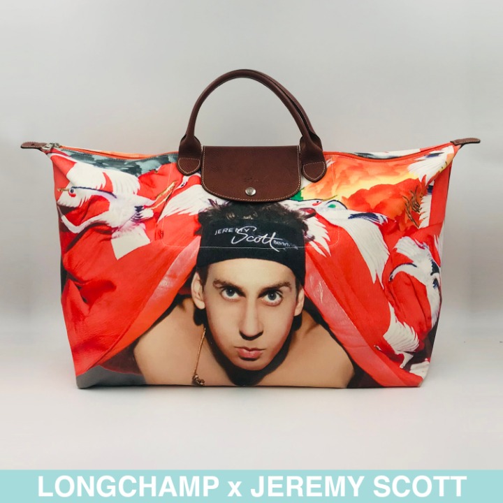 Auth Longchamp x Jeremy Scott Déposé bag