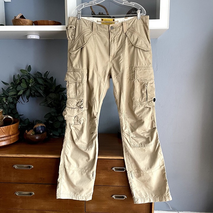 Vintage Polo Ralph Lauren Utility Cargo Military Style Pants