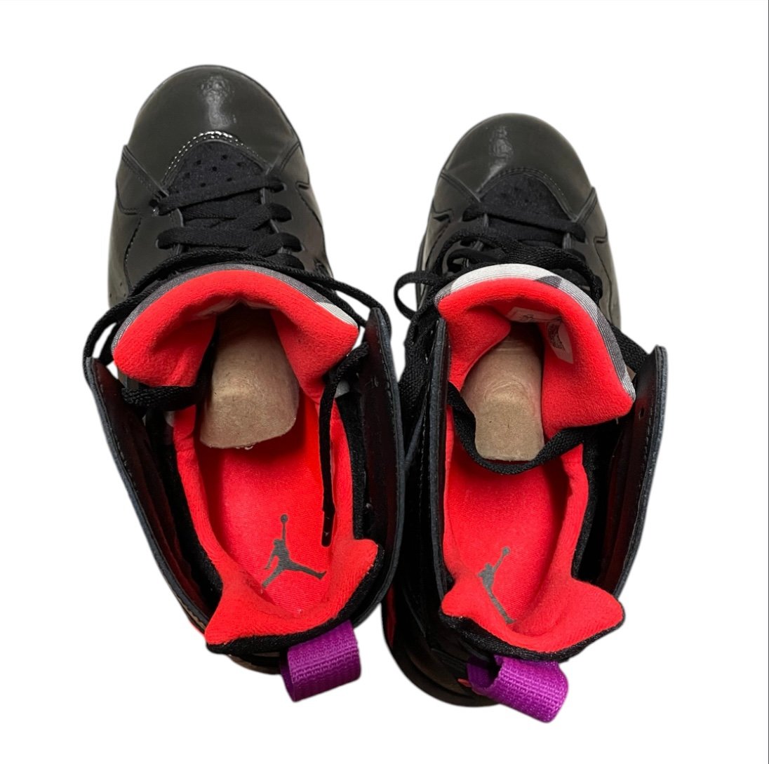 Nike air Jordan 7 retro sneakers black bright crimson
