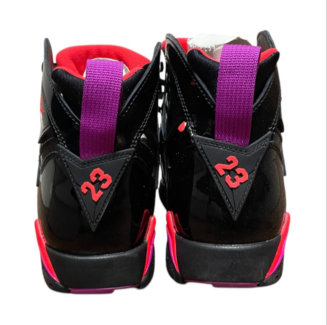 ★ Nike ★ Jordan Retro 7 “Bright Crimson” Jordan 7 Retro Black Patent (Women's) - 313358-006 - US