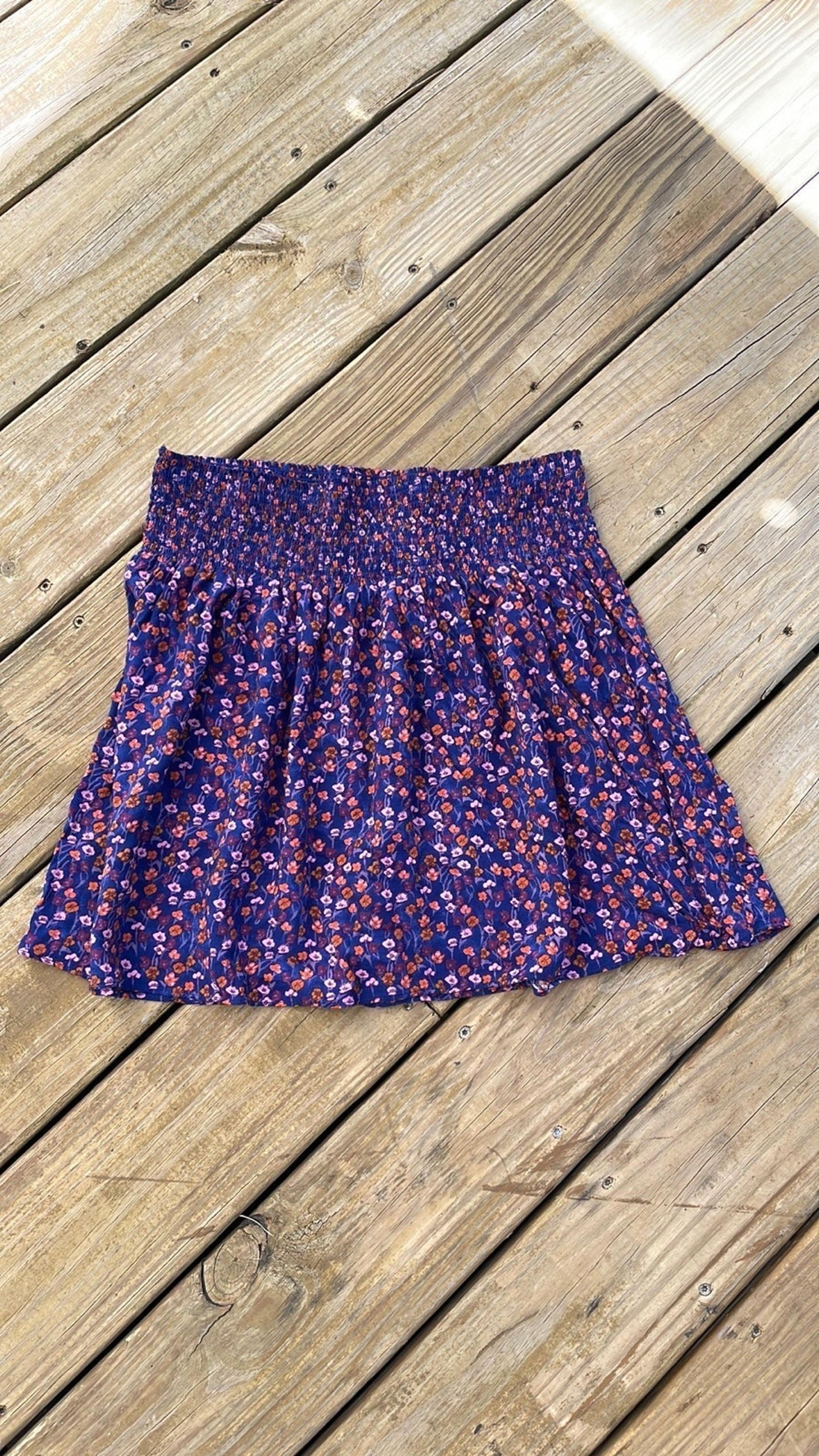 Mossimo Supply Co Floral Skirt Large
