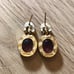 GIVENCHY PURPLE/GOLD EARRINGS WOMENS