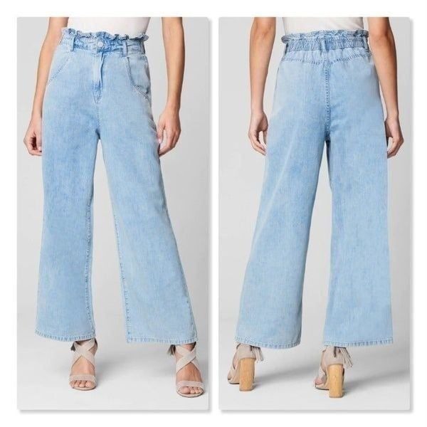 NEW! Blank NYC | Paperbag Waist Wide Leg Jeans - size Small