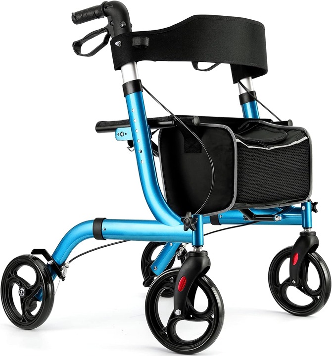 New! Healconnex Rollator Walkers for Seniors, Color Blue