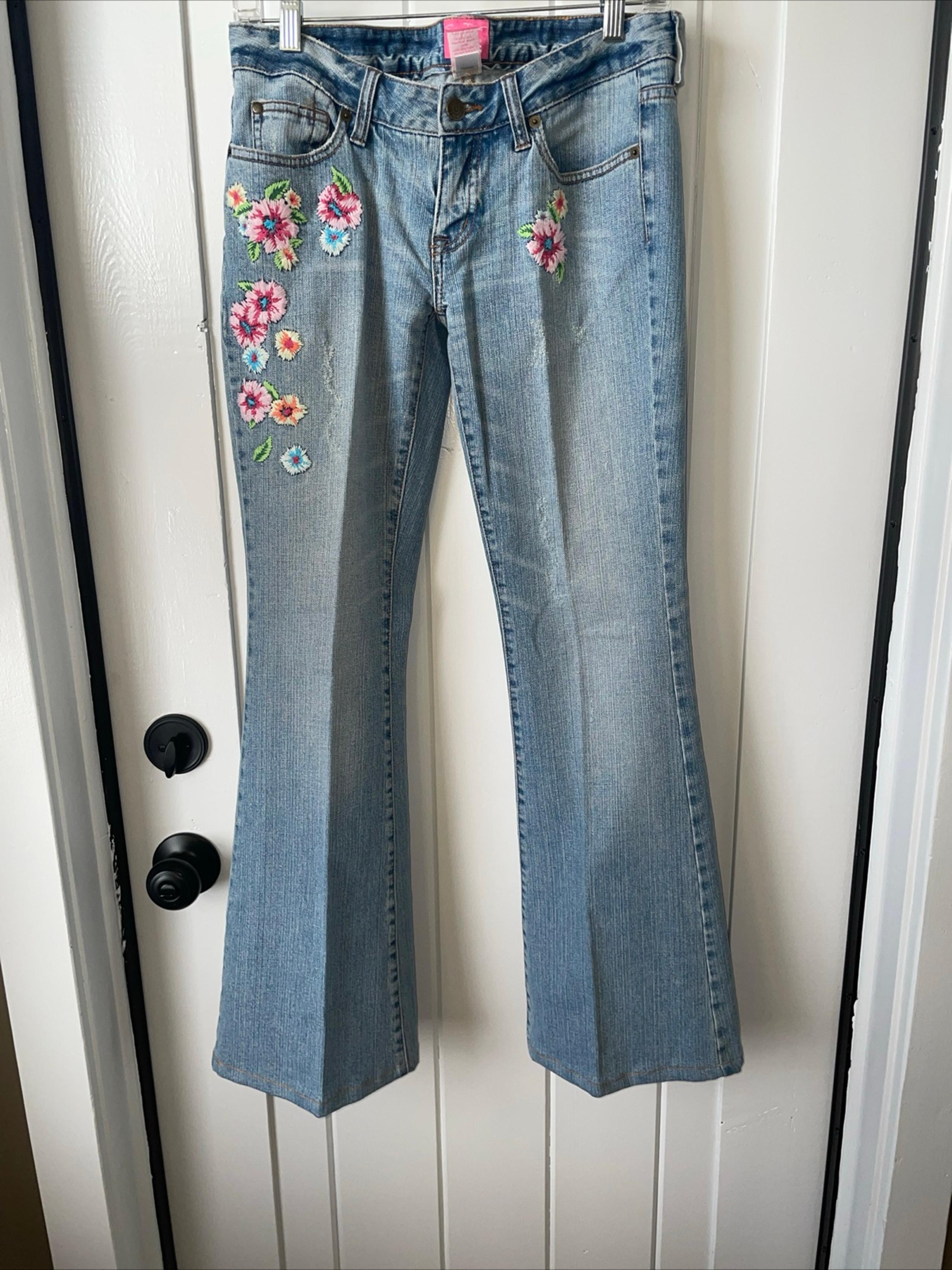 Flare Embordered Jeans Sexy Drew The Limited Size 6