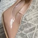 BCBGeneration | Hallix Cream Patent Leather Pointed Toe Heels
