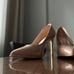 BCBGeneration | Hallix Cream Patent Leather Pointed Toe Heels