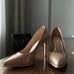 BCBGeneration | Hallix Cream Patent Leather Pointed Toe Heels