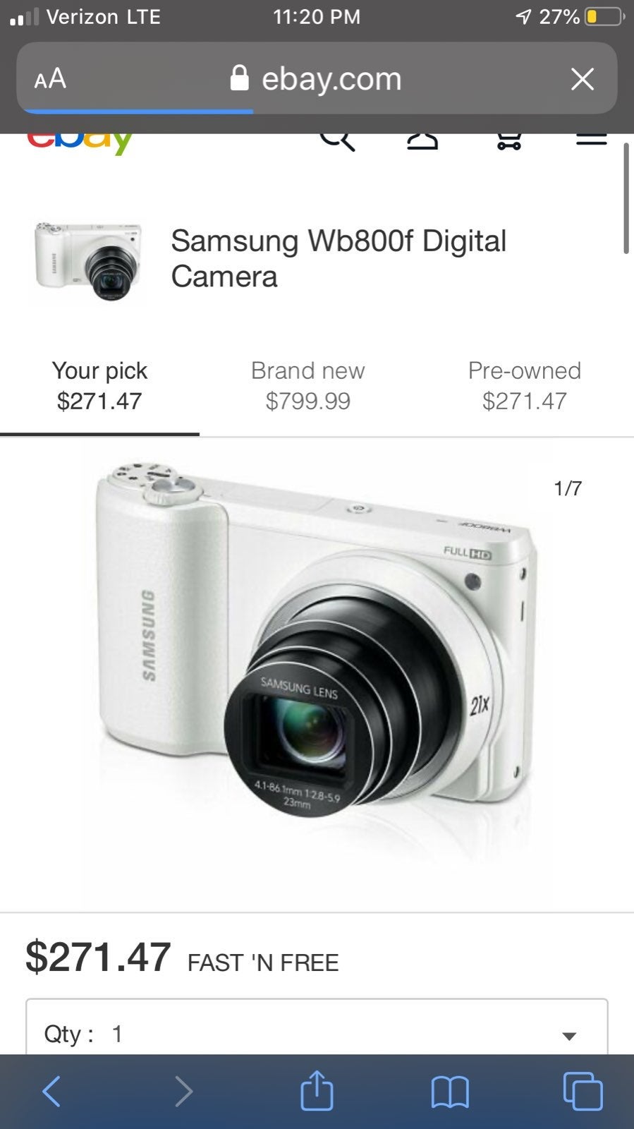 Samsung WB800F Camera