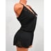Victorias Secret Supersoft Crochet Trim Sleep Romper black S