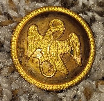 1862 Mexican American Civil War Soldier Button
