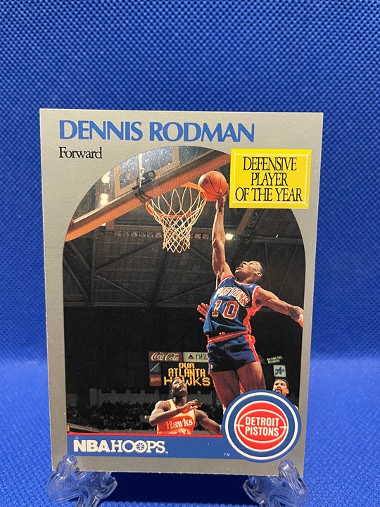 Dennis Rodman # 109 1990 NBA Hoops Basketball Card