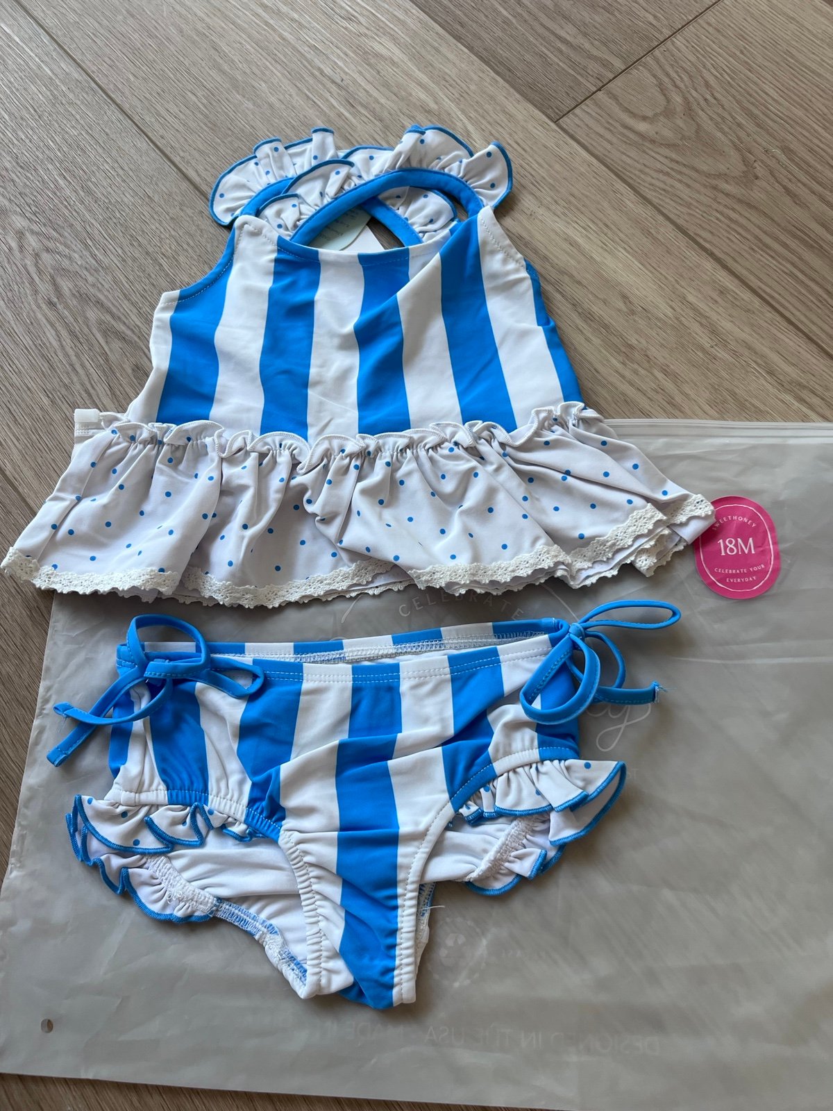 SweetHoney two piece toddler bathing suit