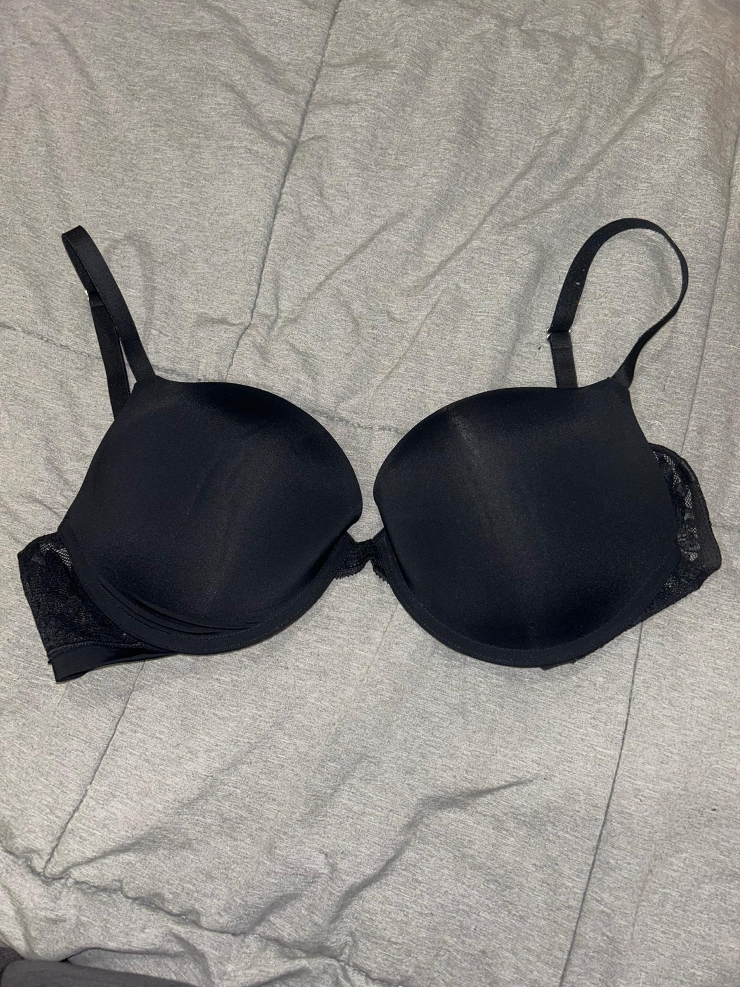 On Gossamer push up bra in black 36C