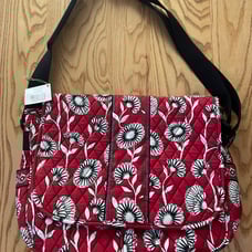 Vera Bradley Deco Daisy Messenger Bag