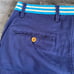 Scotch & Soda Mens Sailor Chino Pocket Shorts, Blue, Size 30