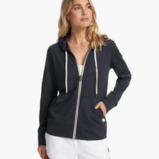 Vuori Women Halo Performance Hoodie Size M in Midnight Heather