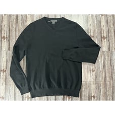 Bloomingdales The Mens Store Sweater 100% Cashmere sz S Black