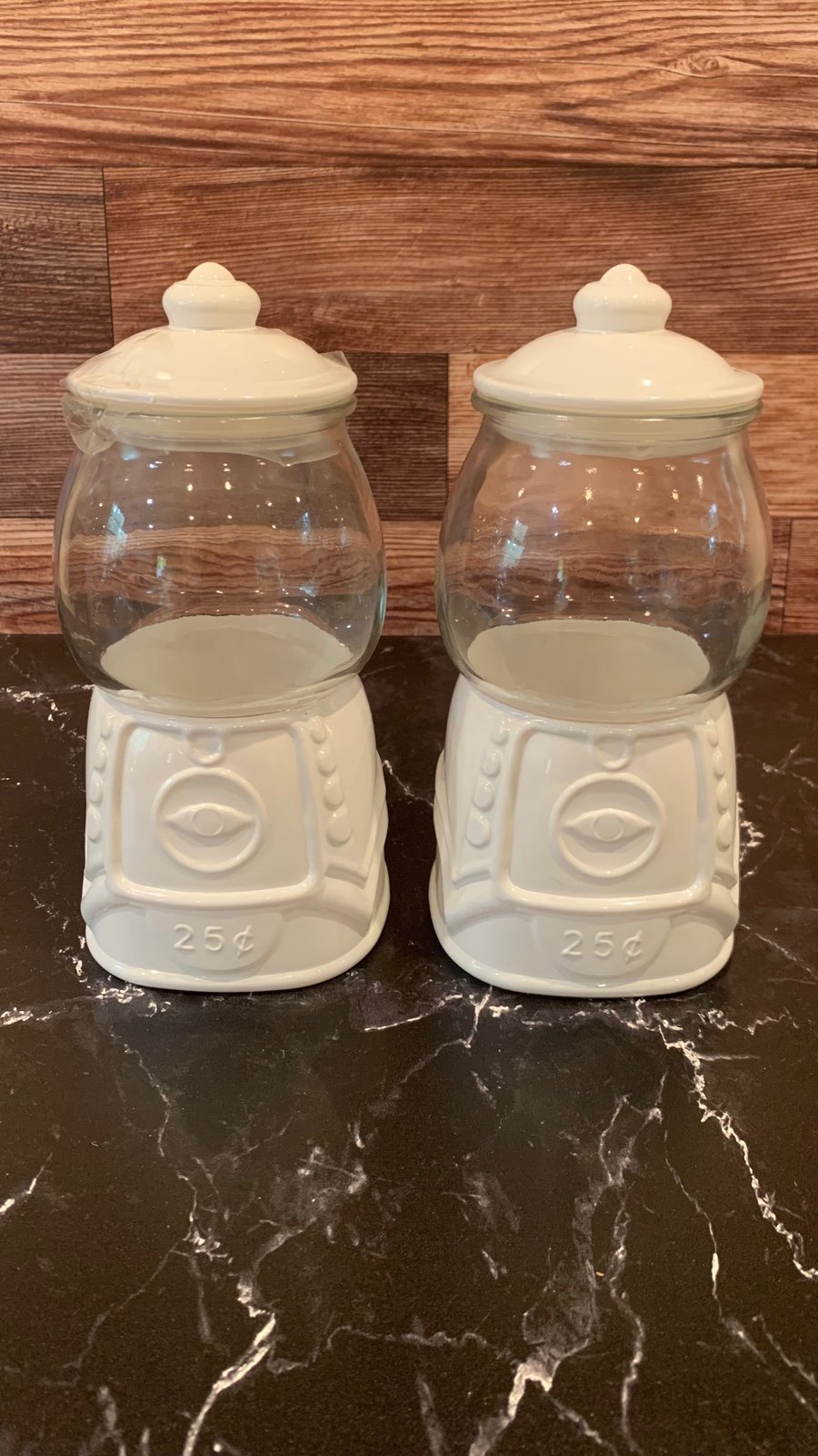 White Gumball Machine