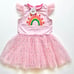 NWT Mud Pie Toddler Girls Rainbow Mesh Tutu Dress in Pink 2T-3T (M)