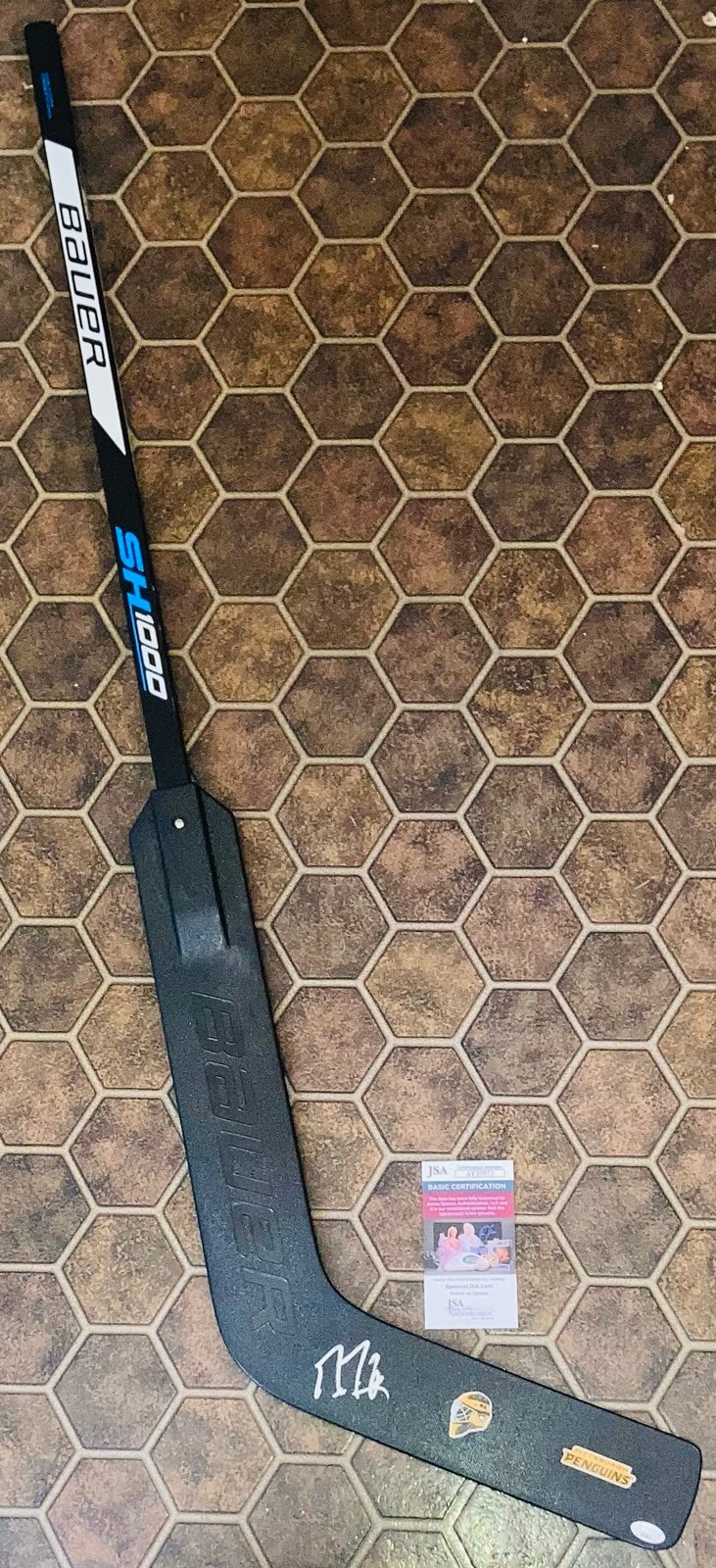 MARC-ANDRE FLEURY SIGNED AUTOGRAPH PITTSBURGH PENGUINS F/S GOALIE STICK JSA COA!