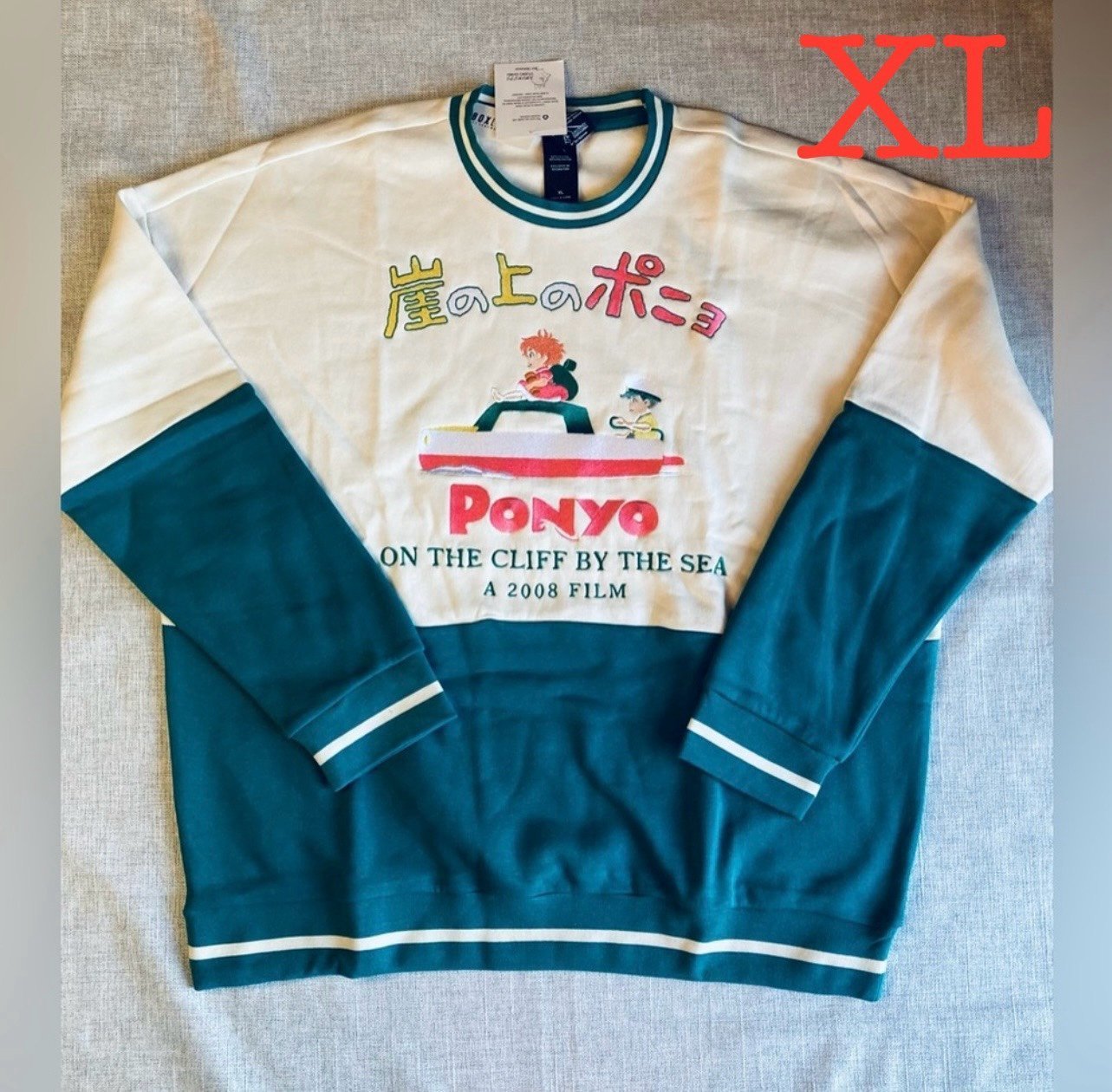 XL Studio Ghibli Ponyo Panel Crewneck