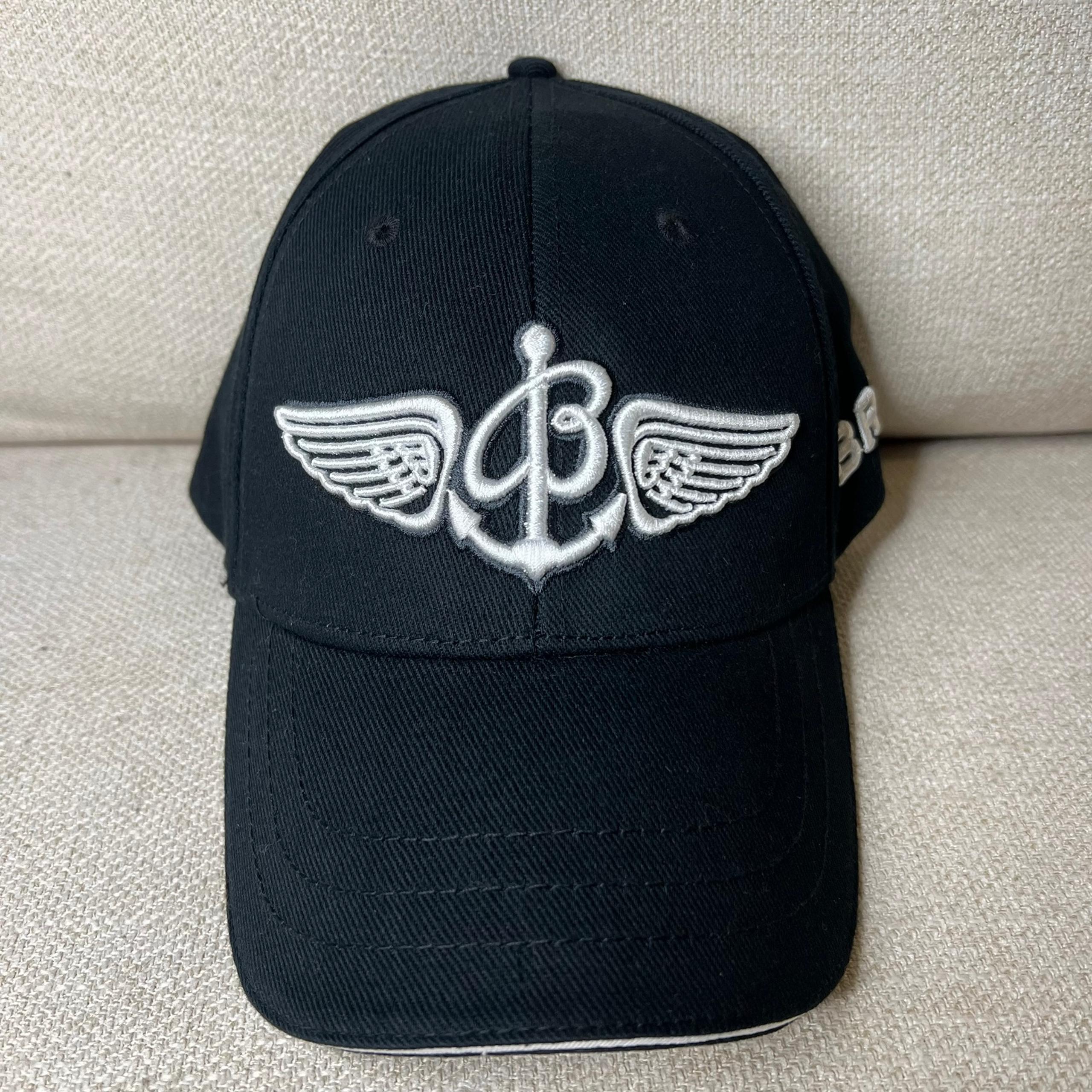Breitling Black White Watch Logo Embroidered Adjustable Cap Hat