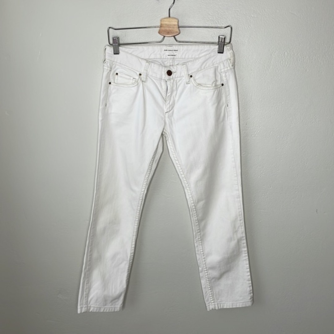 【関税込み】Isabel Marant ホワイト Niroka ジーンズ ISABEL MARANT Belvira Jeans | White | FARFETCH