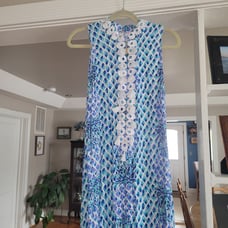 Lilly Pulitzer floor length dress. Worn once to summer wedding. Size 8