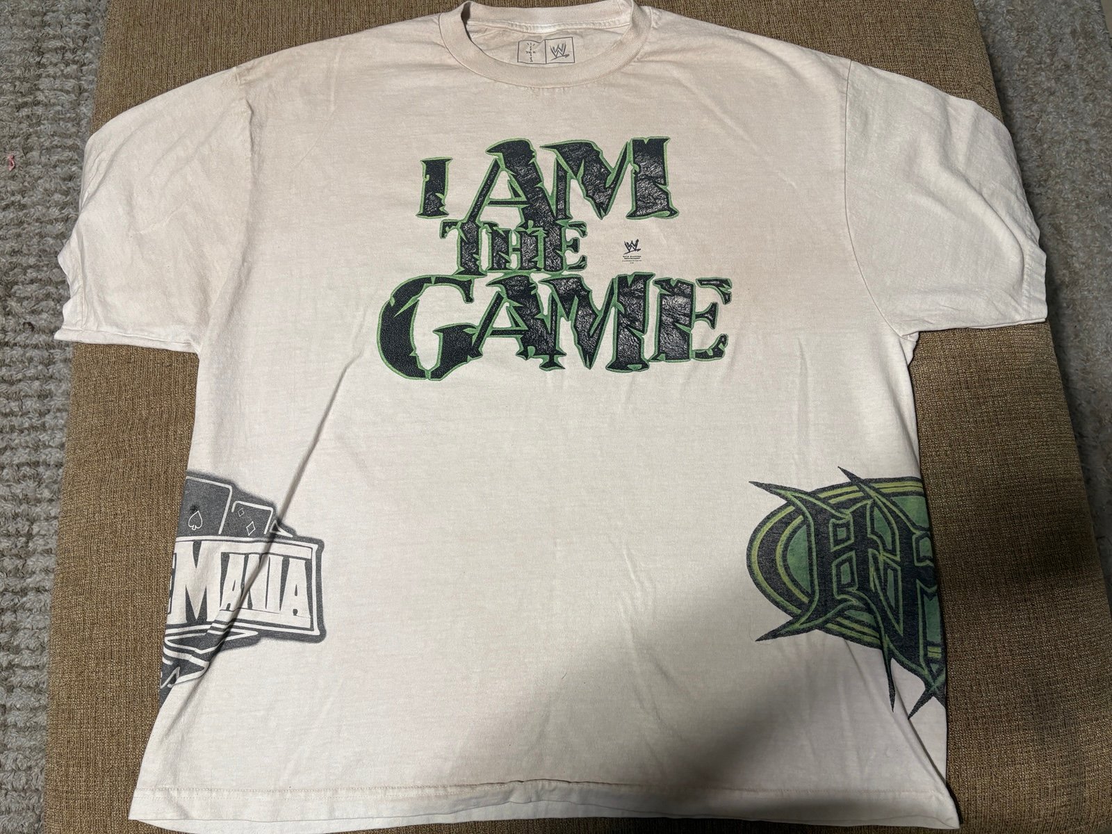 関税込【CACTUS JACK】CJ × WWE THE GAME TEE (TRIPLE H) Size 2XL - Travis Scott X WWE Triple H The Game WrestleMania