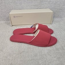 Rothy’s The Slide Women's Size US 8 Sangria Red Comfort Slip On Sandals (3)